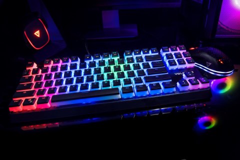MODECOM VOLCANO LANPARTY PRZEWODOWA KLAWIATURA MECHANICZNA RGB (NIEBIESKI PRZEŁĄCZNIK OUTEMU) PUDDING EDITION, CZARNA MODECOM VOLCANO LANPARTY PRZEWODOWA KLAWIATURA MECHANICZNA RGB (NIEBIESKI PRZEŁĄCZNIK OUTEMU) PUDDING EDITION, CZARNA