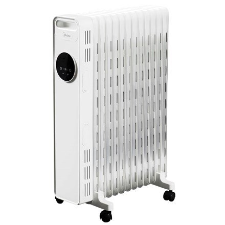 Midea Oil Radiator Heater | NY2513-22MR | Oil Radiator | 2500 W | Number of power levels 3 | Suitable for rooms up to 35 m2 | Wh Midea Oil Radiator Heater | NY2513-22MR | Oil Radiator | 2500 W | Number of power levels 3 | Suitable for rooms up to 35 m2 | Wh