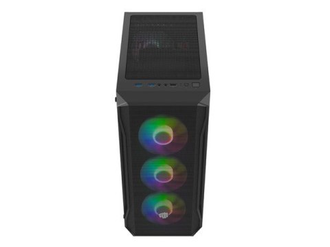OBUDOWA FURY SHOBO SH4F RGB MIDI TOWER Z OKNEM CZARNA OBUDOWA FURY SHOBO SH4F RGB MIDI TOWER Z OKNEM CZARNA