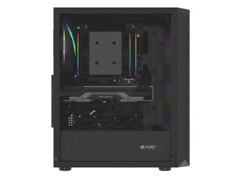 OBUDOWA FURY SHOBO SH4F RGB MIDI TOWER Z OKNEM CZARNA OBUDOWA FURY SHOBO SH4F RGB MIDI TOWER Z OKNEM CZARNA