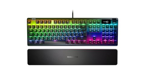 Steelseries Apex Pro klawiatura Gaming USB QWERTZ Niemiecki Czarny Steelseries Apex Pro klawiatura Gaming USB QWERTZ Niemiecki Czarny