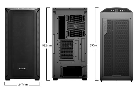 OBUDOWA BE QUIET! SHADOW BASE 800 BLACK OBUDOWA BE QUIET! SHADOW BASE 800 BLACK