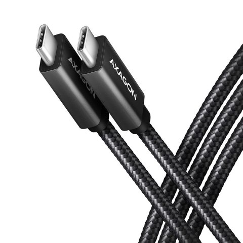 AXAGON BUCM32-CM20AB USB-C 3.2 Gen 2 do USB-C 3.2 Gen 2, czarny - 2m AXAGON BUCM32-CM20AB USB-C 3.2 Gen 2 do USB-C 3.2 Gen 2, czarny - 2m