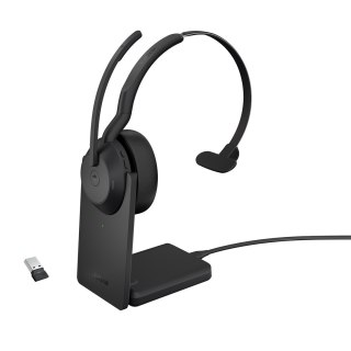 Jabra 25599-899-989 słuchawki/zestaw słuchawkowy Przewodowy i Bezprzewodowy Opaska na głowę Biuro/centrum telefoniczne Bluetooth