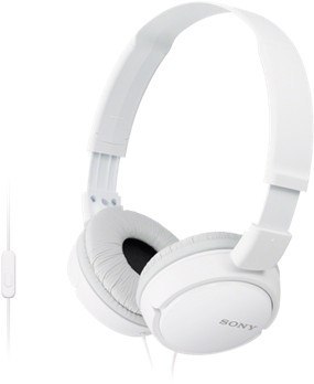 Słuchawki Na głowę SONY MDR-ZX110APW (1.2m /3.5 mm (pozłacany) wtyk/Biały)