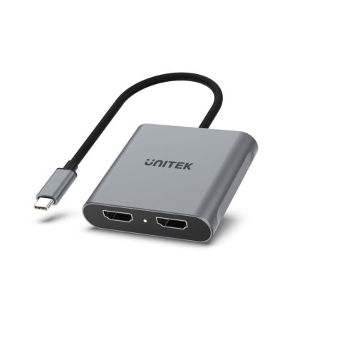 UNITEK ADAPTER USB-C - 2X HDMI 4K MST (M/F) UNITEK ADAPTER USB-C - 2X HDMI 4K MST (M/F)