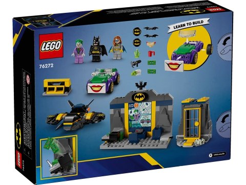 Klocki LEGO BATMAN 76272 Jaskinia Batmana z Batmanem, Batgirl i Jokerem Klocki LEGO BATMAN 76272 Jaskinia Batmana z Batmanem, Batgirl i Jokerem