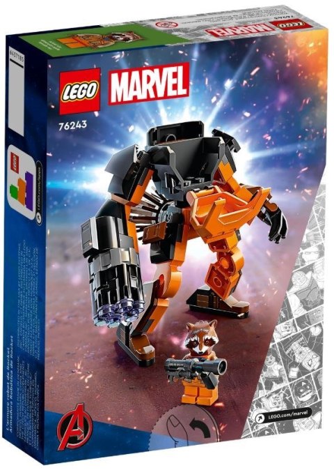 LEGO SUPER HEROES 76243 MECHANICZNA ZBROJA ROCKETA LEGO SUPER HEROES 76243 MECHANICZNA ZBROJA ROCKETA