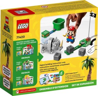LEGO SUPER MARIO 71420 ZESTAW ROZSZERZAJĄCY - NOSOROŻEC RAMBI