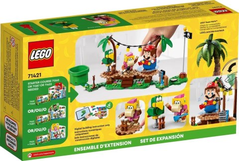 LEGO SUPER MARIO 71421 ZESTAW ROZSZERZAJĄCY - DŻUNGLOWY KONCERT DIXIE KONG LEGO SUPER MARIO 71421 ZESTAW ROZSZERZAJĄCY - DŻUNGLOWY KONCERT DIXIE KONG