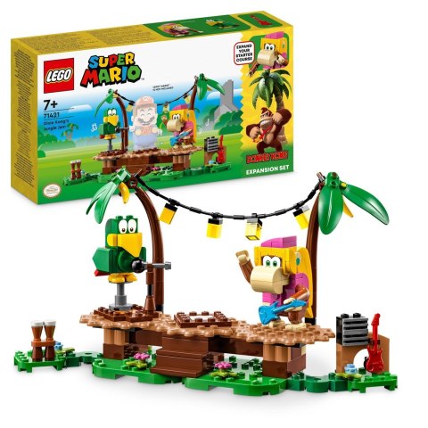 LEGO SUPER MARIO 71421 ZESTAW ROZSZERZAJĄCY - DŻUNGLOWY KONCERT DIXIE KONG LEGO SUPER MARIO 71421 ZESTAW ROZSZERZAJĄCY - DŻUNGLOWY KONCERT DIXIE KONG