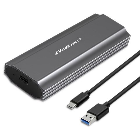 QOLTEC OBUDOWA NV2271 NA DYSK M.2 SSD | SATA | NVME | USB-C | 2TB QOLTEC OBUDOWA NV2271 NA DYSK M.2 SSD | SATA | NVME | USB-C | 2TB