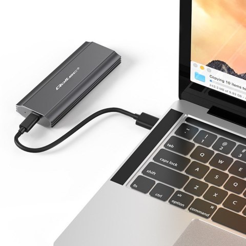 QOLTEC OBUDOWA NV2271 NA DYSK M.2 SSD | SATA | NVME | USB-C | 2TB QOLTEC OBUDOWA NV2271 NA DYSK M.2 SSD | SATA | NVME | USB-C | 2TB