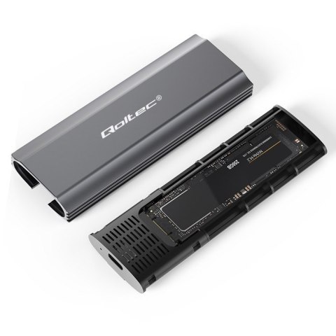 QOLTEC OBUDOWA NV2271 NA DYSK M.2 SSD | SATA | NVME | USB-C | 2TB QOLTEC OBUDOWA NV2271 NA DYSK M.2 SSD | SATA | NVME | USB-C | 2TB