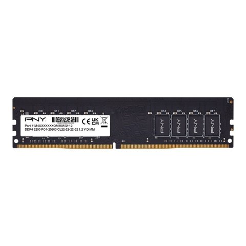 Moduł pamięci PNY Performance 32 GB (1x 32GB) DDR4 3200 Mhz CL22 (MD32GSD43200-SI) Bulk Moduł pamięci PNY Performance 32 GB (1x 32GB) DDR4 3200 Mhz CL22 (MD32GSD43200-SI) Bulk