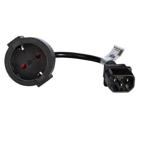 Akyga AK-PC-10A kabel zasilające Czarny 0,15 m CEE7/4 Akyga AK-PC-10A kabel zasilające Czarny 0,15 m CEE7/4