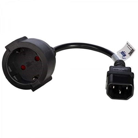 Akyga AK-PC-10A kabel zasilające Czarny 0,15 m CEE7/4 Akyga AK-PC-10A kabel zasilające Czarny 0,15 m CEE7/4