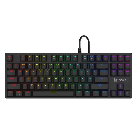 Savio Tempest x2 Klawiatura mechaniczna RGB, Outemu BROWN Savio Tempest x2 Klawiatura mechaniczna RGB, Outemu BROWN