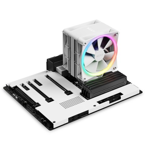 NZXT T120 RGB Procesor Chłodnica powietrza 12 cm Biały 1 szt. NZXT T120 RGB Procesor Chłodnica powietrza 12 cm Biały 1 szt.