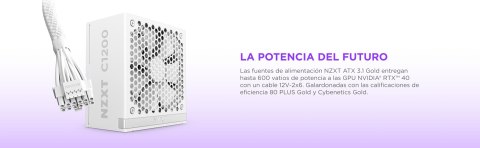 CASE PSU ATX3.1 1200W/C1200 GOLD ATX3.1 NZXT CASE PSU ATX3.1 1200W/C1200 GOLD ATX3.1 NZXT