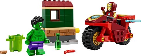 LEGO Super Heroes 76287 Iron Man z motocyklem i Hulk LEGO Super Heroes 76287 Iron Man z motocyklem i Hulk