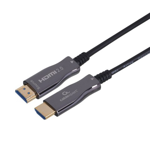 Gembird CCBP-HDMI-AOC-10M-02 Aktywny kabel optyczny (AOC) High Speed HDMI z Ethernetem „AOC Premium Series", 10m Gembird CCBP-HDMI-AOC-10M-02 Aktywny kabel optyczny (AOC) High Speed HDMI z Ethernetem „AOC Premium Series", 10m