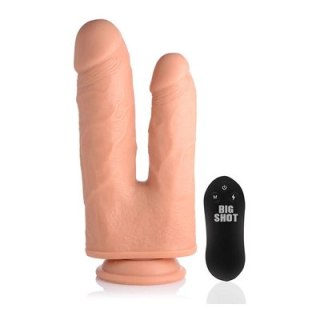 Curve Toys - Podwójne, silikonowe dildo do podwójnej penetracji - 20,5 cm