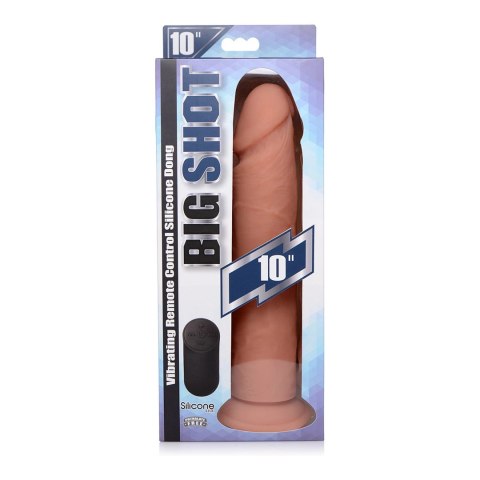 Curve Toys - Wibrujace dildo - silikonowe z pilotem zdalnego sterowania - 25,5 cm