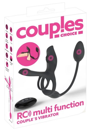 Couples Choice - Wielofunkcyjny Wibrator 5 Zabawek W Jednym Czarny