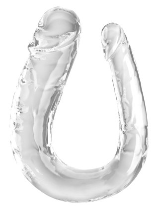 KKC - Podwójne Przezroczyste Dildo Large Double Trouble 44 CM