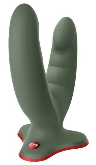 Fun Factory - Elastyczne Podwójne Dildo Ryde Wild Olive Zielone