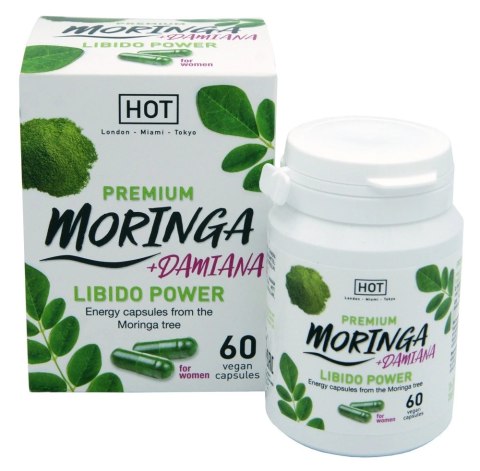 Pondzuające Tabletki Dla Kobiet - HOT BIO Moringa Libido Caps 60