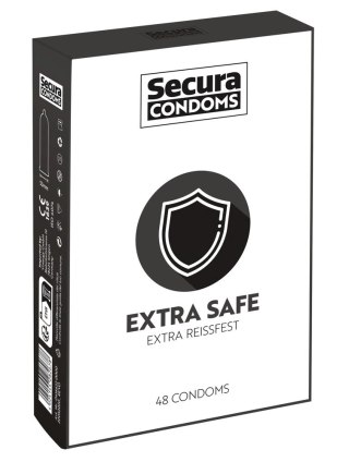 Secura Extra Safe - Prezerwatywy Extra Grube 48pcs Box