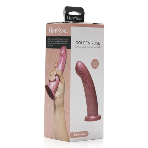 Dildo - Fleshlight HerSpot Dildo Golden Rose Large