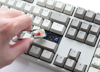 Klawiatura gamingowa Ducky Origin Vintage, Cherry MX-Silent-Red (USA)
