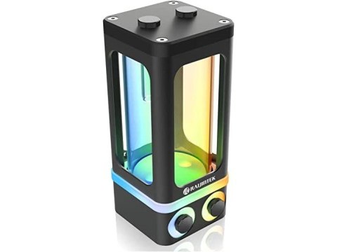 Raijintek Raijintek ANTILA PURE R100A Ausgleichsbehälter, 172,5mm, ARGB - juodas Raijintek Raijintek ANTILA PURE R100A Ausgleichsbehälter, 172,5mm, ARGB - juodas