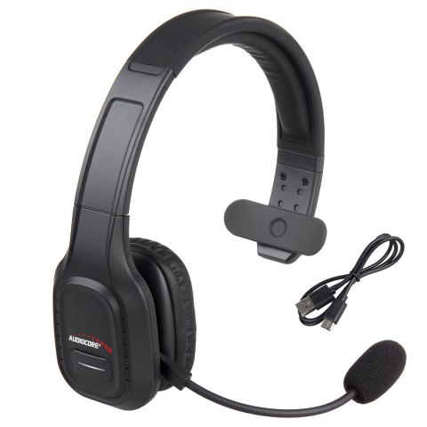 Słuchawki bluetooth call center z mikrofonem Audiocore, QCC3020, ANC, AVRCP, A2DP, HSP, HFP, kodek SBC AAC, AC864 Słuchawki bluetooth call center z mikrofonem Audiocore, QCC3020, ANC, AVRCP, A2DP, HSP, HFP, kodek SBC AAC, AC864