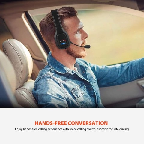 Słuchawki bluetooth call center z mikrofonem Audiocore, QCC3020, ANC, AVRCP, A2DP, HSP, HFP, kodek SBC AAC, AC864 Słuchawki bluetooth call center z mikrofonem Audiocore, QCC3020, ANC, AVRCP, A2DP, HSP, HFP, kodek SBC AAC, AC864
