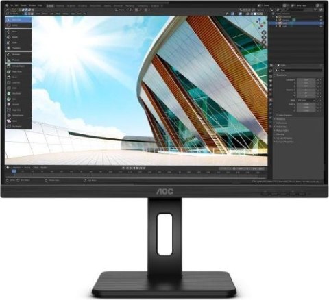 AOC 24P2Q LED display 60,5 cm (23.8") 1920 x 1080 px Full HD Czarny AOC 24P2Q LED display 60,5 cm (23.8") 1920 x 1080 px Full HD Czarny
