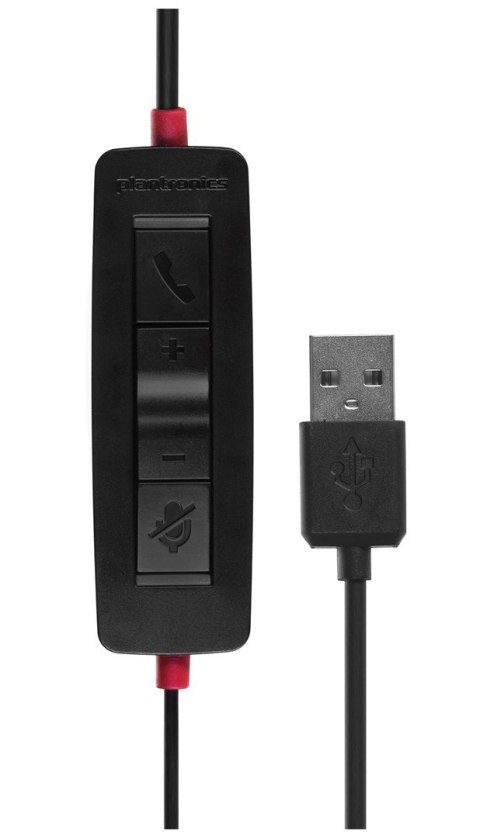 Zestaw słuchawkowy Poly Blackwire C3210 USB-C 209748-104 Zestaw słuchawkowy Poly Blackwire C3210 USB-C 209748-104