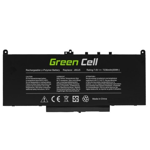 GREEN CELL BATERIA DE135 DO DELL LATITUDE E7270 E7470 5800MAH 7.6V