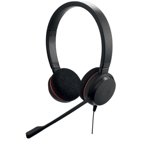 Jabra Evolve 20 UC Stereo Zestaw słuchawkowy Przewodowa Opaska na głowę Biuro/centrum telefoniczne USB Typu-A Czarny Jabra Evolve 20 UC Stereo Zestaw słuchawkowy Przewodowa Opaska na głowę Biuro/centrum telefoniczne USB Typu-A Czarny