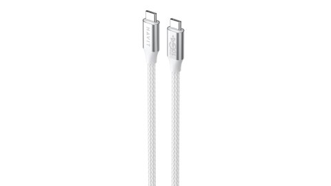 Kabel Havit Typ C-Typ C CB6290 (biały/szary; 100cm)