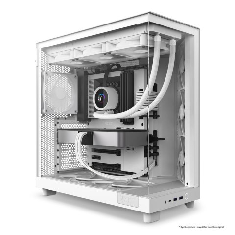 NZXT OBUDOWA KOMPUTEROWA NZXT OBUDOWA H6 FLOW MIDI TOWER Z OKNEM BIAŁA NZXT OBUDOWA KOMPUTEROWA NZXT OBUDOWA H6 FLOW MIDI TOWER Z OKNEM BIAŁA