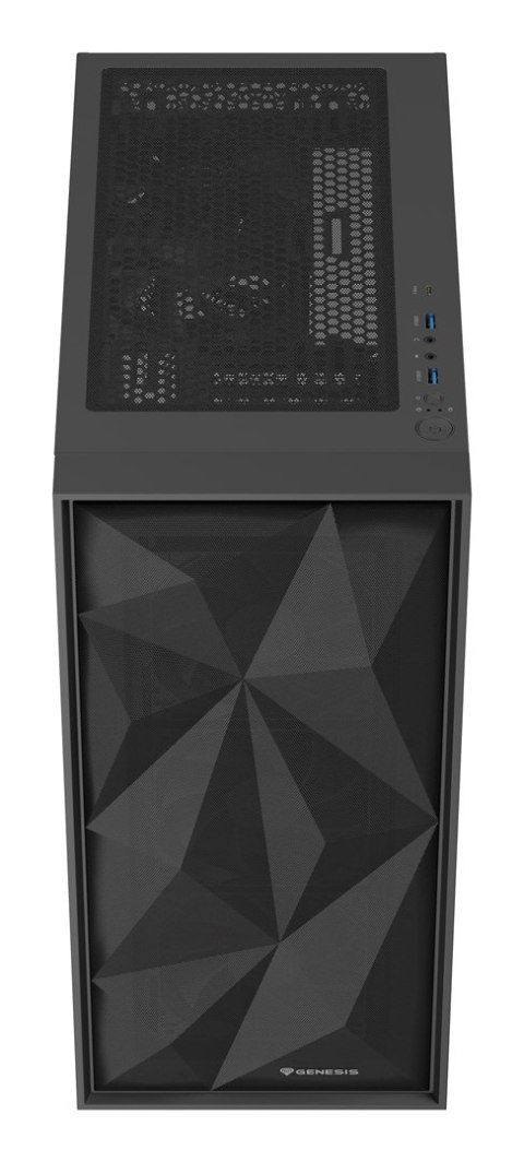 NATEC OBUDOWA GAMINGOWA GENESIS DIAXID 605F MIDI TOWER USB-C Z OKNEM CZARNA NATEC OBUDOWA GAMINGOWA GENESIS DIAXID 605F MIDI TOWER USB-C Z OKNEM CZARNA