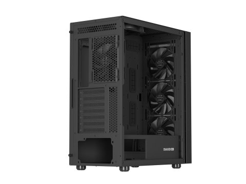 NATEC OBUDOWA GAMINGOWA GENESIS DIAXID 605F MIDI TOWER USB-C Z OKNEM CZARNA NATEC OBUDOWA GAMINGOWA GENESIS DIAXID 605F MIDI TOWER USB-C Z OKNEM CZARNA