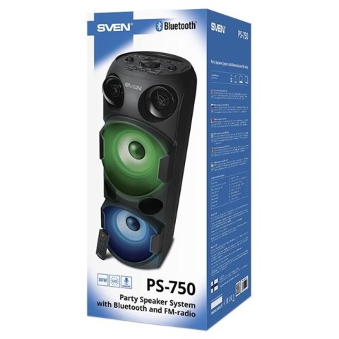 SVEN GŁOŚNIK BLUETOOTH PS-750 SVEN GŁOŚNIK BLUETOOTH PS-750