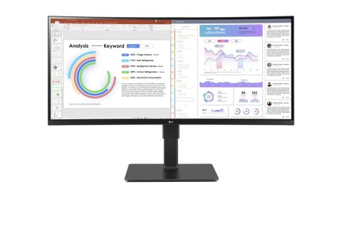 LG 34BQ77QB-B monitor komputerowy 86,4 cm (34") 3440 x 1440 px UltraWide Quad HD LED Czarny LG 34BQ77QB-B monitor komputerowy 86,4 cm (34") 3440 x 1440 px UltraWide Quad HD LED Czarny
