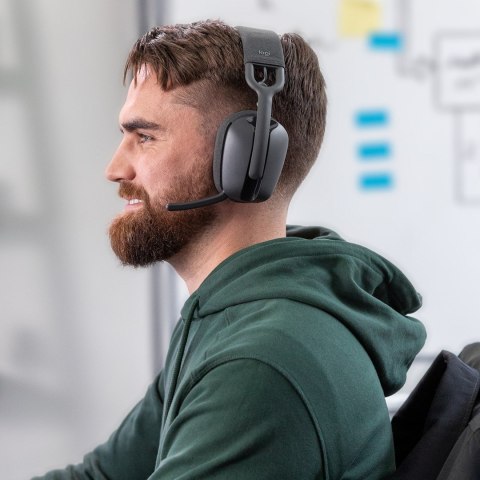 Logitech Zone Vibe 100 Zestaw słuchawkowy Bezprzewodowy Opaska na głowę Połączenia/muzyka Bluetooth Grafitowy Logitech Zone Vibe 100 Zestaw słuchawkowy Bezprzewodowy Opaska na głowę Połączenia/muzyka Bluetooth Grafitowy