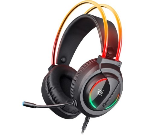 SŁUCHAWKI DEFENDER Z MIKROFONEM FLAME RGB SŁUCHAWKI DEFENDER Z MIKROFONEM FLAME RGB